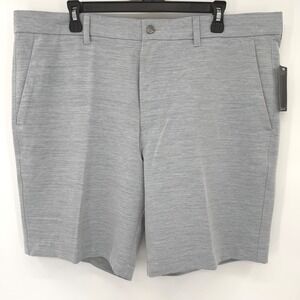 Callaway Golf Shorts Men 38 Gray Opti-Dri Stretch 9"‎ Inseam Heathered CGBRB010